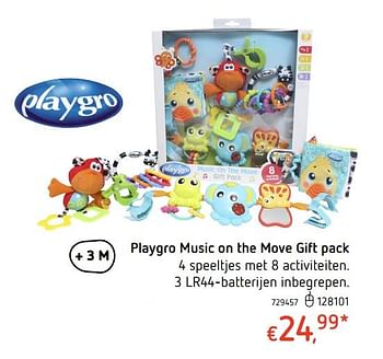 Promotions Playgro music on the move gift pack - Playgro - Valide de 19/10/2017 à 06/12/2017 chez Dreamland
