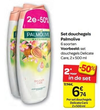 Promoties Set douchegels palmolive - Palmolive - Geldig van 11/10/2017 tot 23/10/2017 bij Carrefour