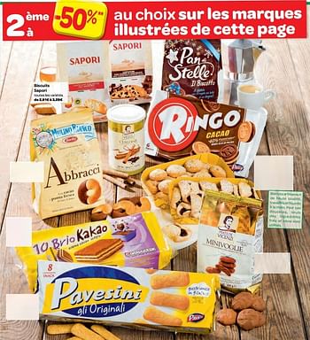 Promotions Biscuits sapori - Sapori - Valide de 11/10/2017 à 23/10/2017 chez Carrefour