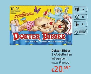 Promoties Dokter bibber - Hasbro - Geldig van 19/10/2017 tot 06/12/2017 bij Dreamland