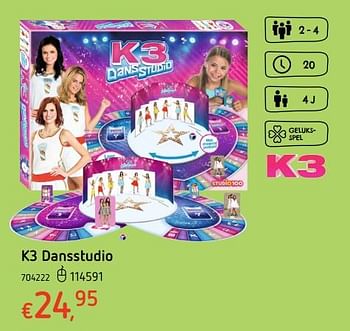 Promoties K3 dansstudio - K3 - Geldig van 19/10/2017 tot 06/12/2017 bij Dreamland