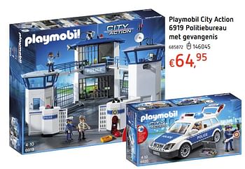 Lucht in plaats daarvan Twinkelen Playmobil Playmobil city action politiebureau met gevangenis - Promotie bij  Dreamland