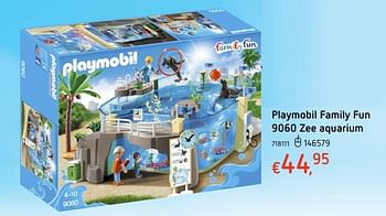 Promoties Playmobil family fun zee aquarium - Playmobil - Geldig van 19/10/2017 tot 06/12/2017 bij Dreamland