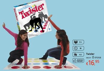 Promoties Twister - Hasbro - Geldig van 19/10/2017 tot 06/12/2017 bij Dreamland