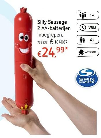 Promoties Silly sausage - Spin Master - Geldig van 19/10/2017 tot 06/12/2017 bij Dreamland