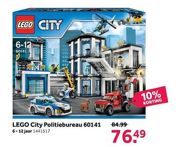 Promoties Lego city politiebureau 60141 - Lego - Geldig van 09/10/2017 tot 22/10/2017 bij Bart Smit
