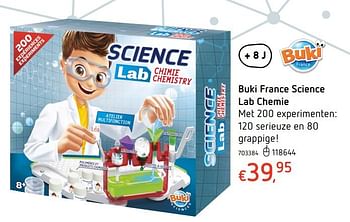 Promoties Buki france science lab chemie - Buki France - Geldig van 19/10/2017 tot 06/12/2017 bij Dreamland