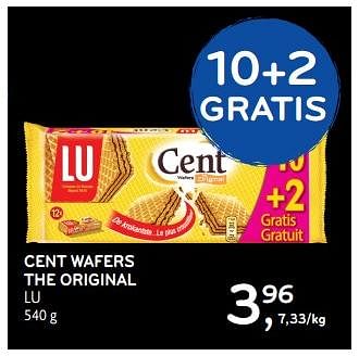 Promoties Cent wafers the original lu - Lu - Geldig van 18/10/2017 tot 31/10/2017 bij Alvo