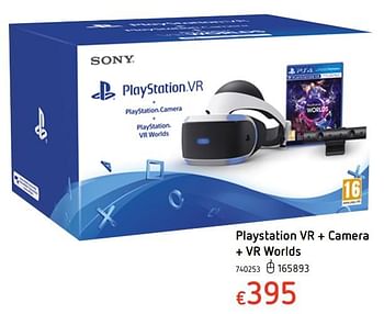Promotions Playstation vr + camera + vr worlds - Sony - Valide de 19/10/2017 à 06/12/2017 chez Dreamland