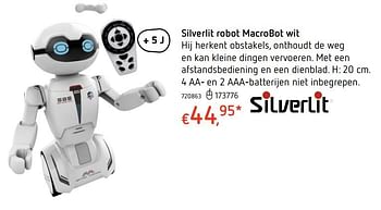 Promotions Silverlit robot macrobot wit - Silverlit - Valide de 19/10/2017 à 06/12/2017 chez Dreamland
