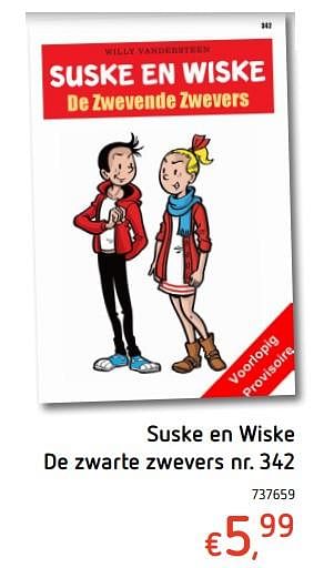 Promoties Suske en wiske de zwarte zwevers nr. 342 - Huismerk - Dreamland - Geldig van 19/10/2017 tot 06/12/2017 bij Dreamland