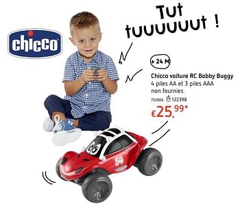 Promoties Chicco voiture rc bobby buggy - Chicco - Geldig van 19/10/2017 tot 06/12/2017 bij Dreamland
