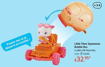 Promoties Little tikes squeezoos bubble bus - Little Tikes - Geldig van 19/10/2017 tot 06/12/2017 bij Dreamland