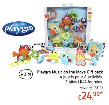 Promotions Playgro music on the move gift pack - Playgro - Valide de 19/10/2017 à 06/12/2017 chez Dreamland