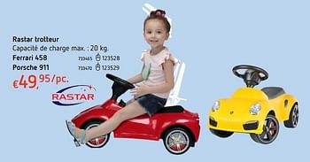 Rastar Rastar Trotteur Ferrari 458 En Promotion Chez Dreamland