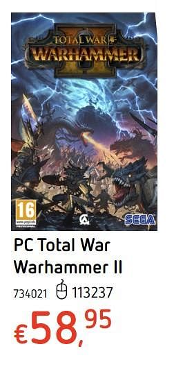 Promoties Pc total war warhammer 2 - Sega - Geldig van 19/10/2017 tot 06/12/2017 bij Dreamland