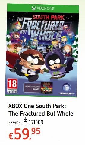 Promotions Xbox one south park the fractured but whole - Ubisoft - Valide de 19/10/2017 à 06/12/2017 chez Dreamland