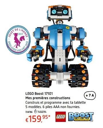 Promotions Lego boost 17101 mes premières constructions - Lego - Valide de 19/10/2017 à 06/12/2017 chez Dreamland