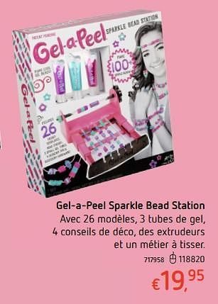 Promotions Gel-a-peel sparkle bead station - Gel-a-Peel - Valide de 19/10/2017 à 06/12/2017 chez Dreamland