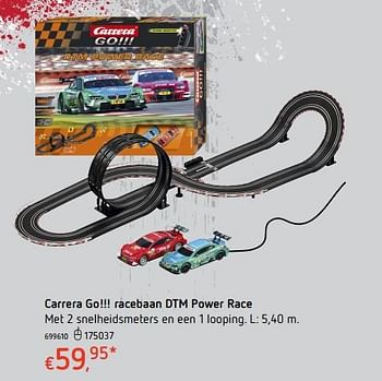 Promoties Carrera go!!! racebaan dtm power race - Carrera - Geldig van 19/10/2017 tot 06/12/2017 bij Dreamland
