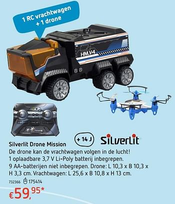 Promotions Silverlit drone mission - Silverlit - Valide de 19/10/2017 à 06/12/2017 chez Dreamland