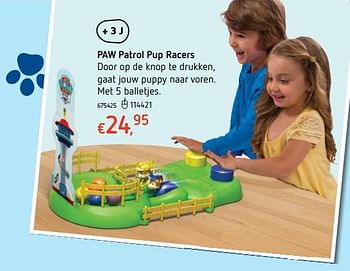 Promoties Paw patrol pup racers - PAW  PATROL - Geldig van 19/10/2017 tot 06/12/2017 bij Dreamland