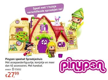Promotions Pinypon speelset sprookjeshuis - Pinypon - Valide de 19/10/2017 à 06/12/2017 chez Dreamland