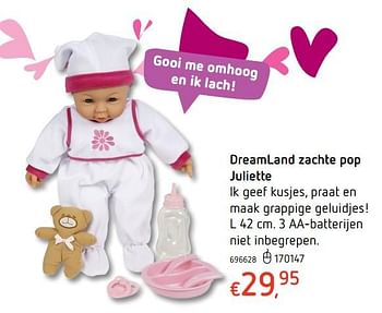 Promoties Dreamland zachte pop juliette - Huismerk - Dreamland - Geldig van 19/10/2017 tot 06/12/2017 bij Dreamland