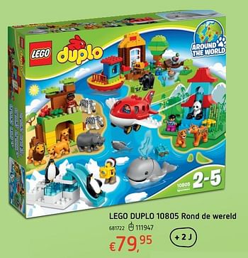 Promoties Duplo rond de wereld - Lego - Geldig van 19/10/2017 tot 06/12/2017 bij Dreamland