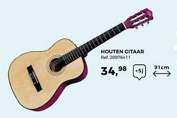 Promoties Houten gitaar - Huismerk - Supra Bazar - Geldig van 14/10/2017 tot 12/12/2017 bij Supra Bazar
