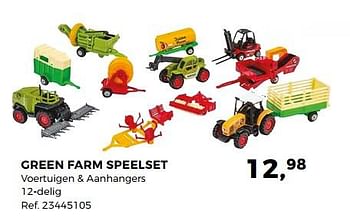 Promoties Green farm speelset - Huismerk - Supra Bazar - Geldig van 14/10/2017 tot 12/12/2017 bij Supra Bazar