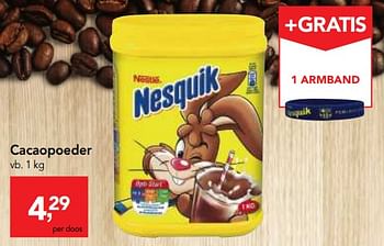 Promoties Cacaopoeder - Nestlé - Geldig van 18/10/2017 tot 31/10/2017 bij Makro