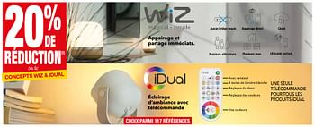Promotions 20% de réduction sur les concepts wiz + idual - Produit maison - Brico - Valide de 24/10/2017 à 13/11/2017 chez Brico