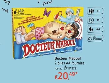 Promotions Docteur maboul - Hasbro - Valide de 19/10/2017 à 06/12/2017 chez Dreamland