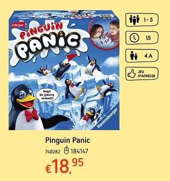 Promotions Pinguin panic - Ravensburger - Valide de 19/10/2017 à 06/12/2017 chez Dreamland