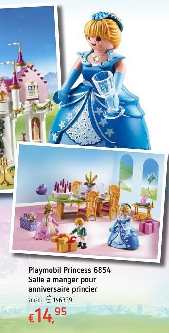 Promotions Playmobil princess 6854 salle à manger pour anniversaire princier - Playmobil - Valide de 19/10/2017 à 06/12/2017 chez Dreamland