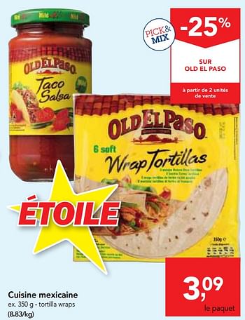Promotions Cuisine mexicaine - Old El Paso - Valide de 18/10/2017 à 31/10/2017 chez Makro