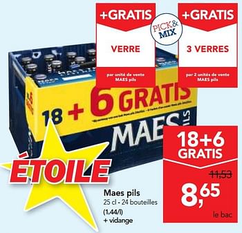 Promotions Maes pils - Maes - Valide de 18/10/2017 à 31/10/2017 chez Makro