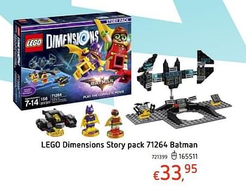 Promotions Lego dimensions story pack 71264 batman - Lego - Valide de 19/10/2017 à 06/12/2017 chez Dreamland