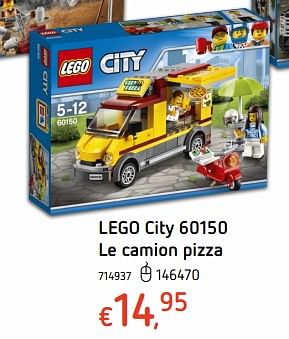Promotions Lego city 60150 le camion pizza - Lego - Valide de 19/10/2017 à 06/12/2017 chez Dreamland
