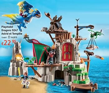 Promotions Playmobil dragons 9247 astrid et tempête - Playmobil - Valide de 19/10/2017 à 06/12/2017 chez Dreamland