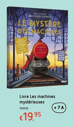Promotions Livre les machines mystérieuses - Produit maison - Dreamland - Valide de 19/10/2017 à 06/12/2017 chez Dreamland