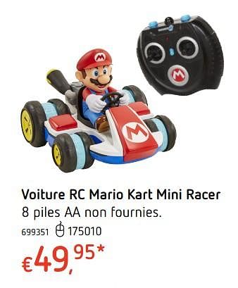 Promotions Voiture rc mario kart mini racer - Nintendo - Valide de 19/10/2017 à 06/12/2017 chez Dreamland