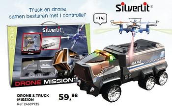 Promoties Drone + truck mission - Silverlit - Geldig van 14/10/2017 tot 12/12/2017 bij Supra Bazar
