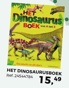 Promoties Het dinosaurusboek - Huismerk - Supra Bazar - Geldig van 14/10/2017 tot 12/12/2017 bij Supra Bazar