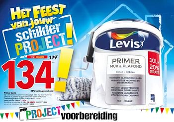 Promoties Primer levis - Levis - Geldig van 24/10/2017 tot 13/11/2017 bij BricoPlanit