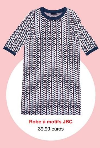 Promotions Robe á motifs jbc - Produit Maison - JBC - Valide de 29/09/2017 à 30/11/2017 chez JBC