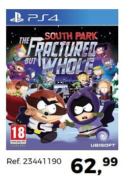 Promoties South park the fractured but whole - Ubisoft - Geldig van 14/10/2017 tot 12/12/2017 bij Supra Bazar