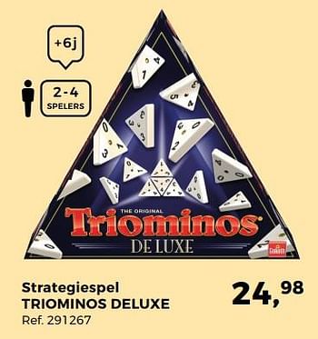 Promoties Strategiespel triominos deluxe - Goliath - Geldig van 14/10/2017 tot 12/12/2017 bij Supra Bazar