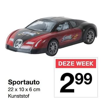 Promoties Sportauto - Huismerk - Zeeman  - Geldig van 21/10/2017 tot 28/10/2017 bij Zeeman